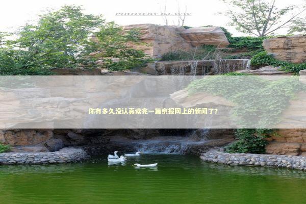 你有多久没认真读完一篇京报网上的新闻了？ 新闻