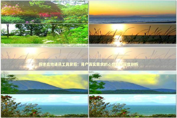 探索高效通讯工具背后：用户真实需求的心理动机深度剖析 IT技术